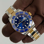 2017 Rolex Submariner Date ‘Bluesy’ Blue Dial Ceramic Bezel / 116613LB / 40mm / Two Tone Yellow Gold / Mint Condition Just Watch It