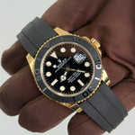 2024 Rolex Yacht Master 42 Black Dial / 226658 / Yellow Gold on Oysterflex / Mint Conditio Just Watch It