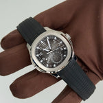 2023 Patek Philippe 5164a Aquanaut Travel Time / Steel / Mint Condition / Box & Papers Just Watch It
