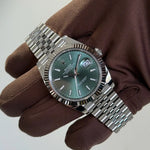 2025 Rolex Datejust 41 Mint Green / 126334 / Steel / Like New / Box & Papers Just Watch It