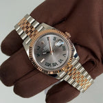 2024 Rolex Datejust 41 Wimbledon Dial / 126331 / Two Tone Rose Gold / Jubilee Band / 41mm / Like New / Box & Papers Just Watch It