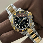2016 GMT Master II ‘Green Arrow’ / 116713LN / Yellow Gold & Steel / Mint Condition / Box & Papers Just Watch It