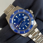 2014 Rolex Submariner Date ‘Smurf’ Blue Dial & Bezel / White Gold / Discontinued / Mint Condition / Box & Papers Just Watch It