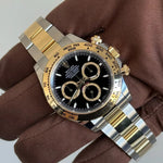 2024 Rolex Daytona Cosmograph Black Dial / 126503 / Two Tone Yellow Gold / 40mm / Brand New & Unworn Just Watch It