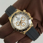 2024 Rolex Daytona Cosmograph White Dial / 126518LN / Yellow Gold on Oysterflex / 40mm / Brand New & Unworn Just Watch It