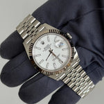 2025 Datejust 41 White Stick Dial / 126334 / Jubilee Bracelet / 41mm / Like New Just Watch It