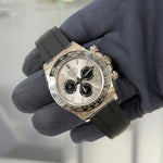 2024 Rolex Daytona Cosmograph 'Ghost' 126519LN / White Gold on Oysterflex / Box & Papers - Just Watch It Pty Ltd