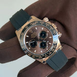 2022 Rolex Daytona Cosmograph ‘Chocolate Dial’ / 116515LN / Rose Gold on Oysterflex / Like New - Just Watch It