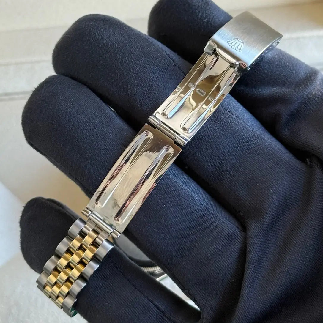 1984 Rolex Datejust 31 Blue Vignette Diamond Dial / 6827 / Two Tone Yellow Gold / Jubilee Band / Excellent Condition / Watch & Box Only Just Watch It