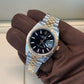 2025 Rolex Datejust 41 Black Dial 126333 / Yellow Gold & Steel / Brand New & Unworn / Box & Papers