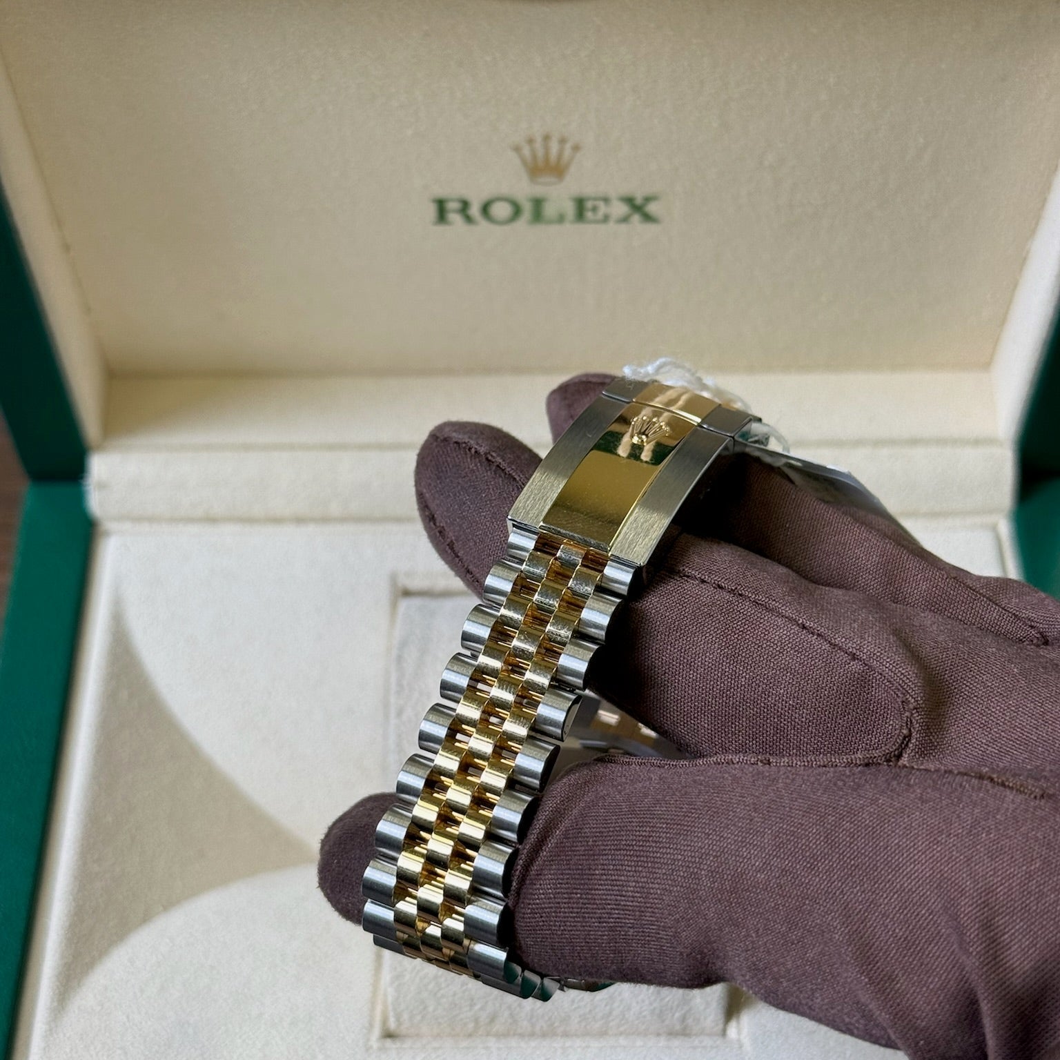 2025 Rolex Datejust 41 Black Diamond Dial / 126333 / Two Tone Yellow Gold & Steel / Brand New & Unworn / Box & Papers Just Watch It