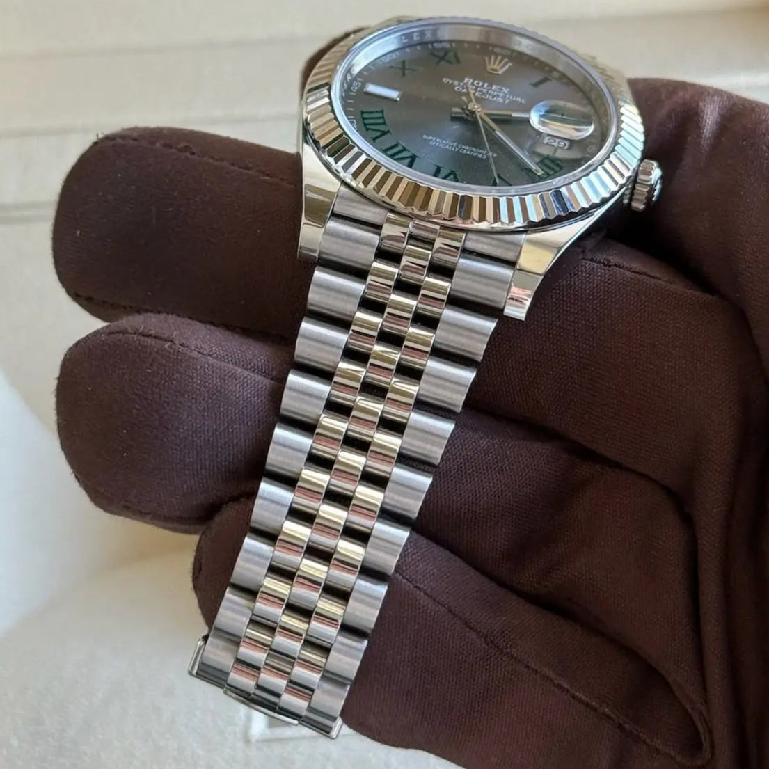 2022 Rolex Datejust 41 Wimbledon Dial / 126334 / Steel / Jubilee Band / Mint Condition - Just Watch It
