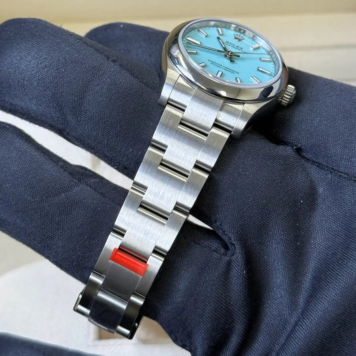 2025 Rolex Oyster Perpetual 31 Tiffany Blue Dial / 227200 / Steel / Brand New & Unworn / Box & Papers Just Watch It