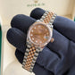 2022 Rolex Datejust 31 Pink Diamond Dial / 278271 / Two Tone Rose Gold & Steel / 31mm / Mint Condition