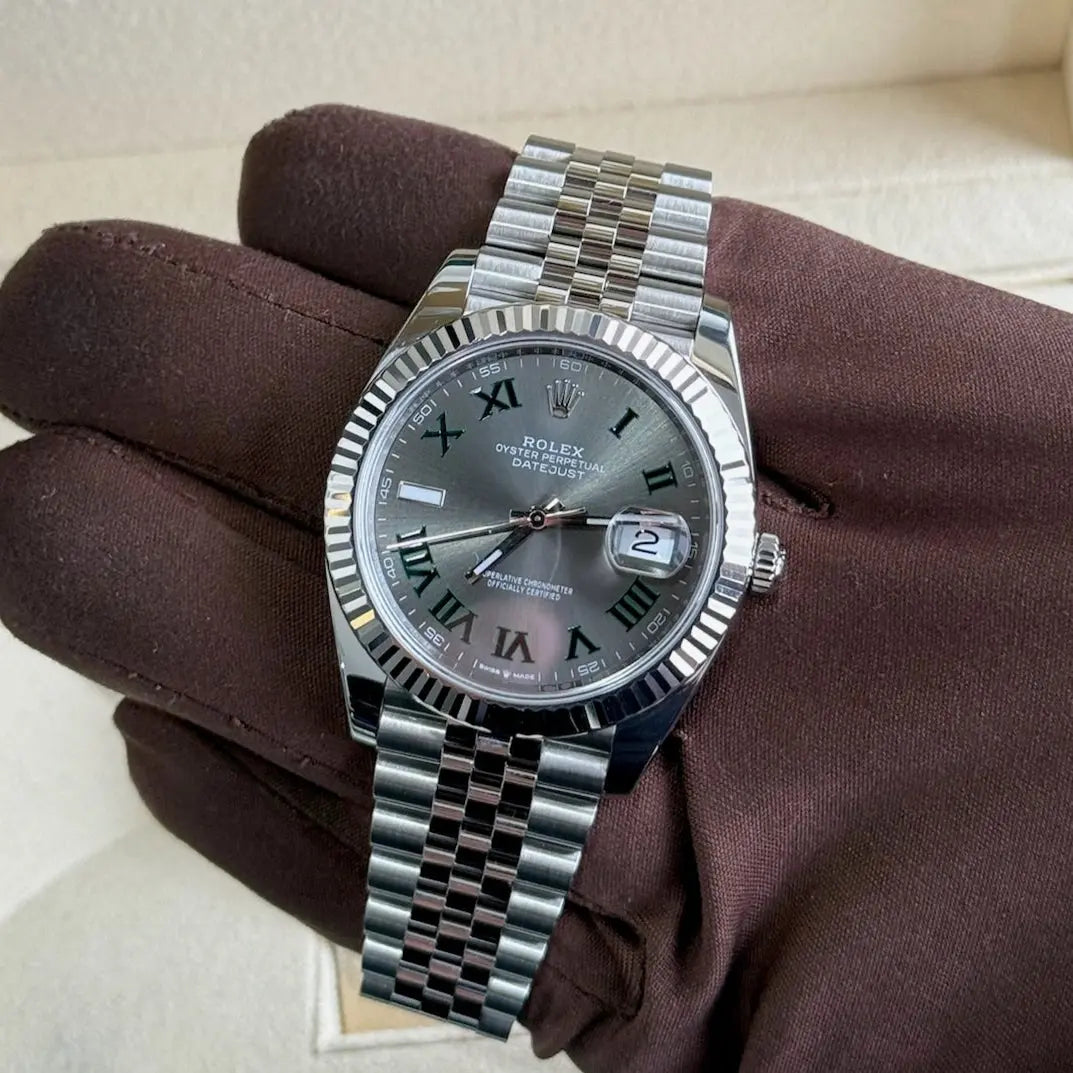 2020 Datejust 41 Wimbledon Dial / 126334 / Steel / Jubilee Band / Mint Condition / Box & Papers Just Watch It