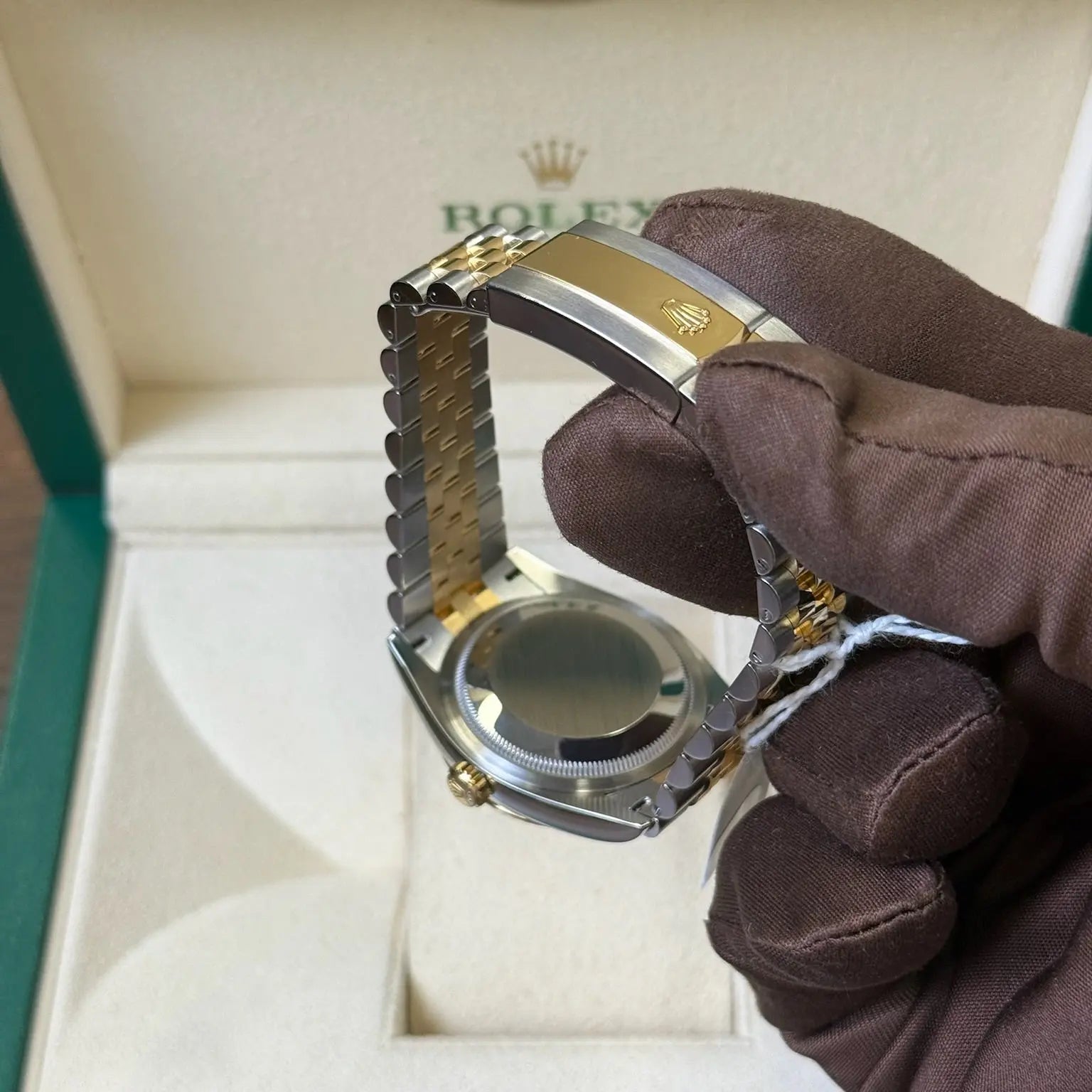 2022 Rolex Datejust 36 Champagne Diamond Dial / 126233 / Two Tone Yellow Gold & Steel / Like New / Box & Papers Just Watch It