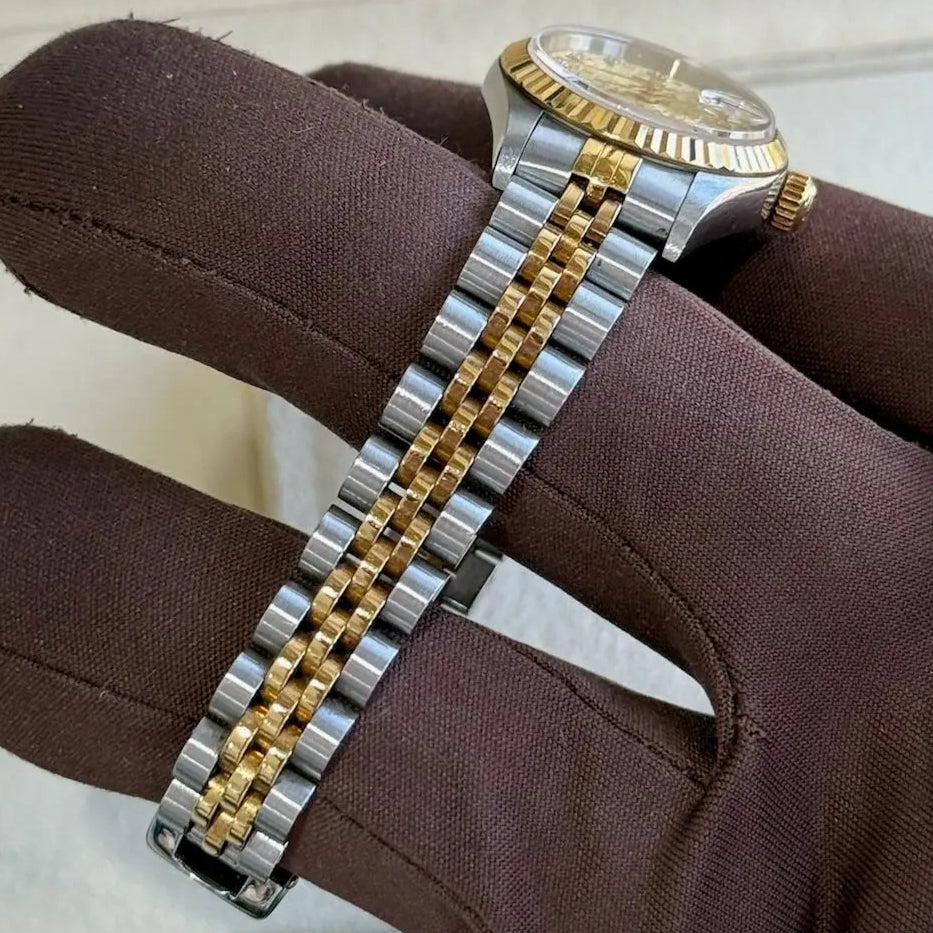 1998 Rolex Lady-Datejust 26 Champagne Diamond Dial / 79173 / Two Tone Yellow Gold / Jubilee Band / Excellent Condition - Just Watch It