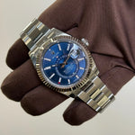 2024 Rolex Sky Dweller 42 Blue Dial / 336934 / Steel / Oyster Band / Like New / Box & Papers Just Watch It