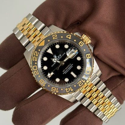 2025 GMT Master II ‘Zombie’ / 126713GRNR / Two Tone Yellow Gold / Jubilee / 40mm / Brand New & Unworn Just Watch It