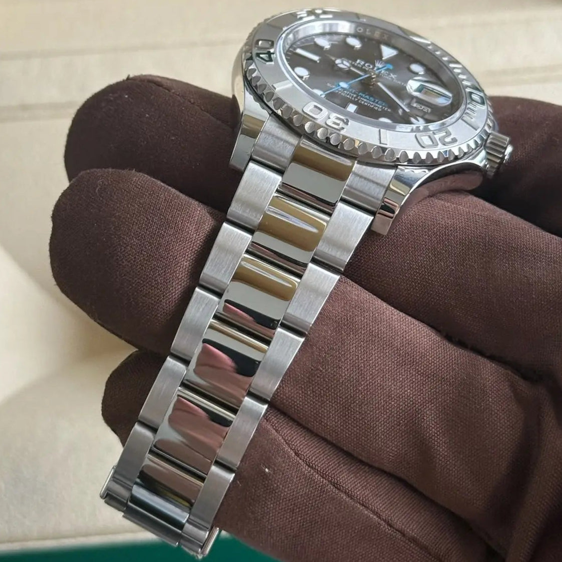 2022 Rolex Yacht Master 40 Slate Dial / 126622 / Platinum & Steel / 40mm / Like New - Just Watch It