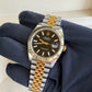 2022 Rolex Datejust 41 Black Dial / 126333 / Two-Tone Yellow Gold & Steel / 41mm / Mint Condition