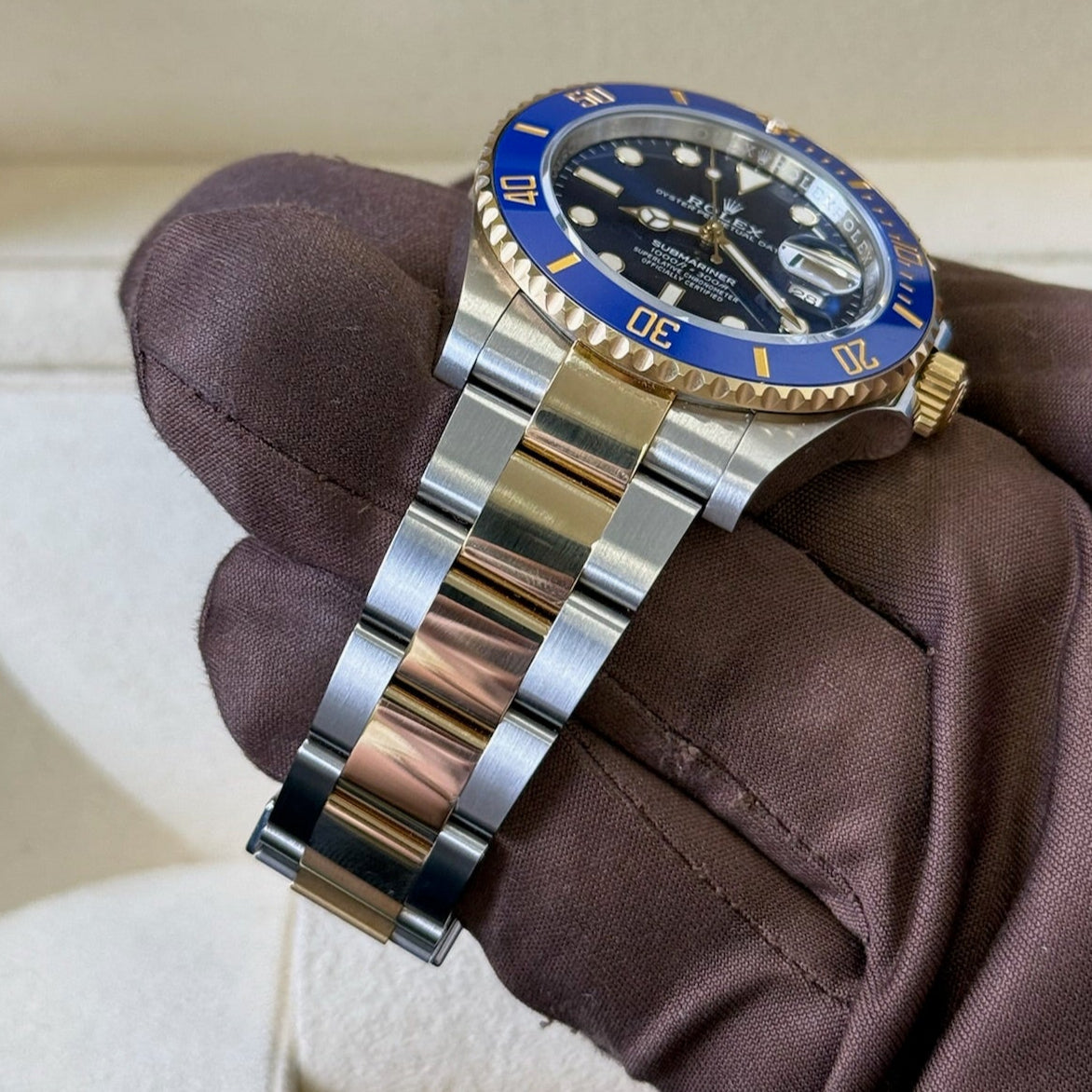 2025 Rolex Submariner Date 41 Bluesy / 126613LB / Two Tone Yellow Gold & Steel / Brand New & Unworn / Box & Papers Just Watch It