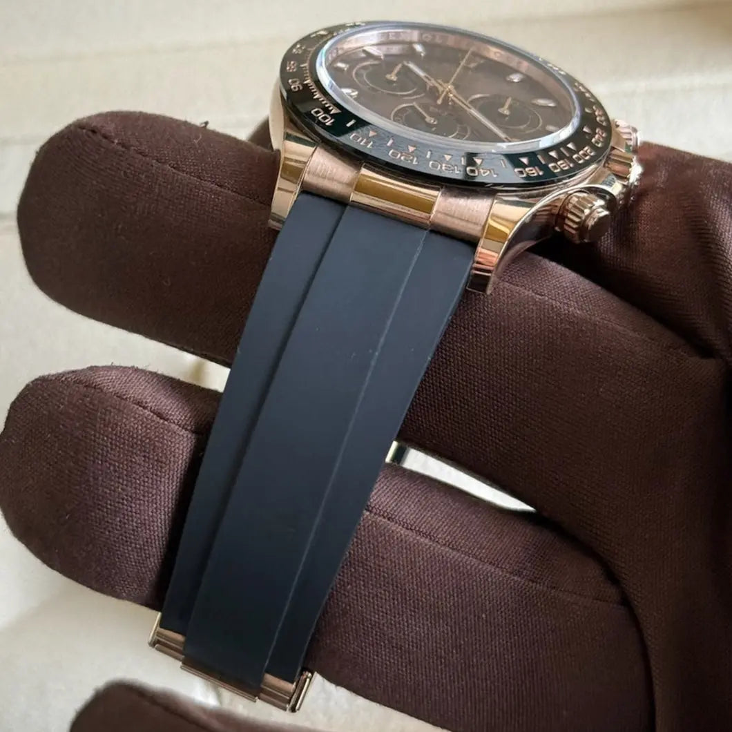 2022 Daytona Cosmograph Chocolate Dial / 116515LN / Rose Gold on Oysterflex / Like New / Box & Papers Just Watch It