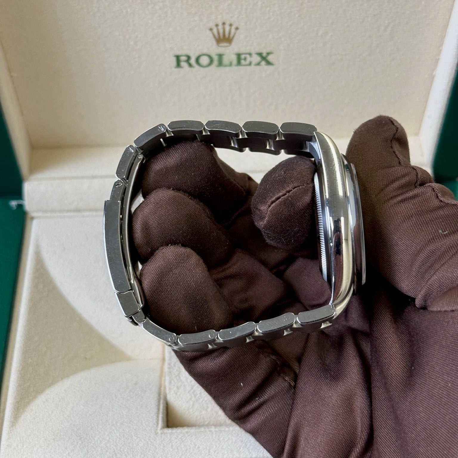 2025 Rolex Oyster Perpetual 41 Beige Dial / 134300 / Steel / Brand New & Unworn / Box & Papers Just Watch It