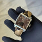 Tag Heuer Monaco Brown Diamond Dial WAW1315 / Snake Skin Leather Band / Steel / Quartz  / Watch Only Just Watch It