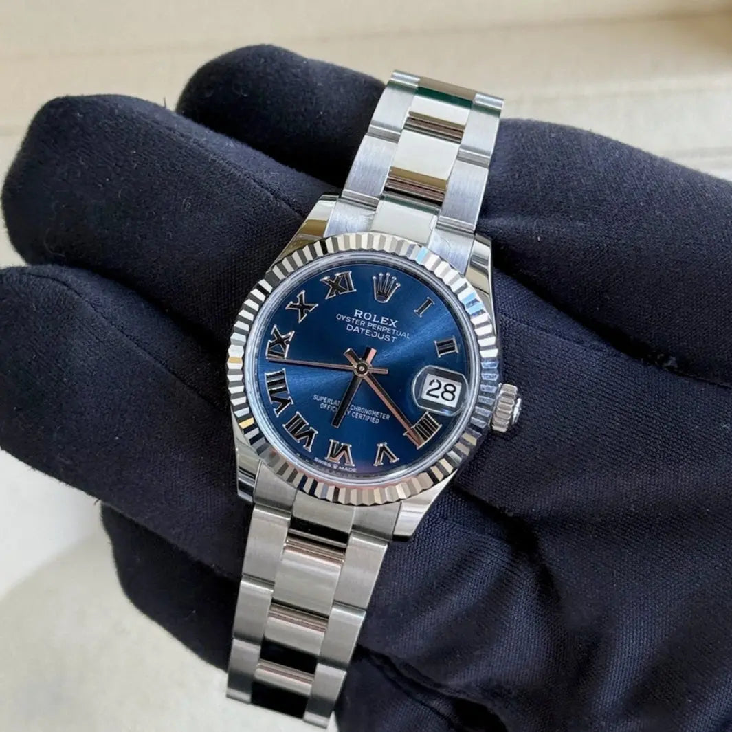 2025 Rolex Datejust 31 Blue Roman Dial / 278274 / Oyster Steel / Brand New & Unworn / Box & Papers Just Watch It