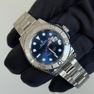 2024 Rolex Yacht-Master 40 Blue Dial / 126622 / Platinum & Steel / 40mm / Like New / Box & Papers Just Watch It