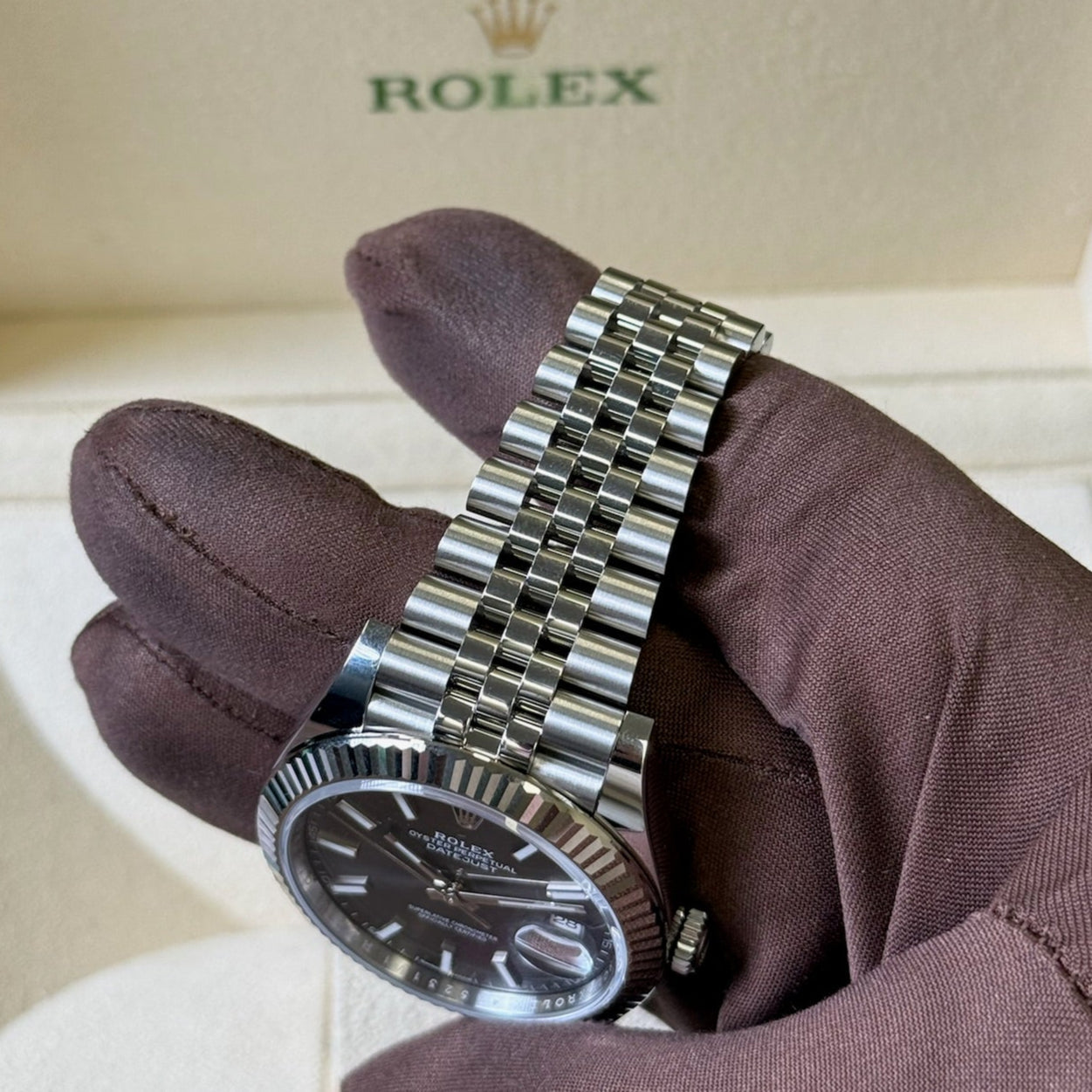 2025 Rolex Datejust 41 Slate Dial / 126334 / Steel / Brand New & Unworn / Box & Papers Just Watch It