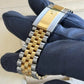 2023 Rolex Datejust 36 Mother of Pearl Diamond Dial / 126233 / Two Tone Yellow Gold / Like New