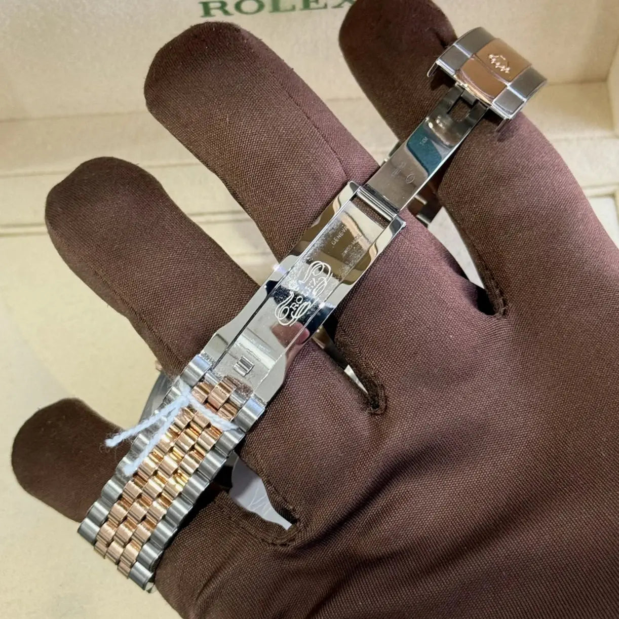 2025 Rolex Datejust 41 Chocolate Diamond Dial / 126331 / Two Tone Rose Gold / Brand New & Unworn / Box & Papers Just Watch It