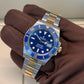 2025 Rolex Submariner Date Bluesy Yellow Gold & Steel 126613LB / 41mm / Brand New & Unworn / Box & Papers