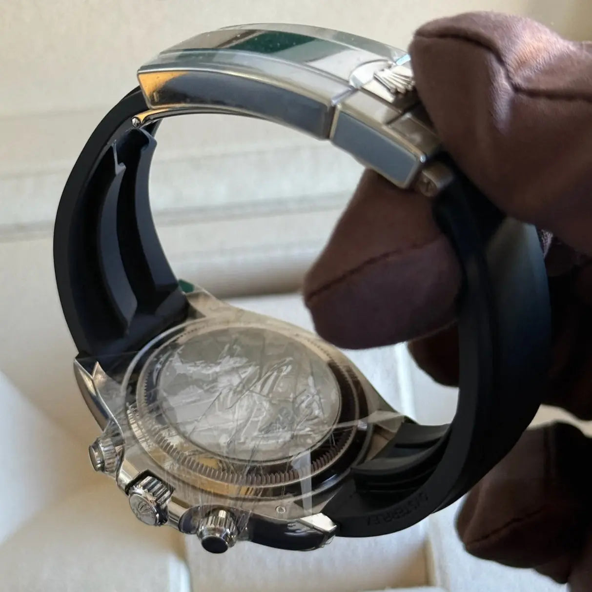 2024 Rolex Cosmograph Daytona Baby “Le Mans” Black Bezel Black Index Dial / 126519LN / White Gold on Oysterflex / 40mm Just Watch It