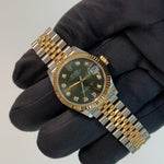 2025 Rolex Datejust 31 Green Diamond Dial 278273 / Yellow Gold & Steel / Brand New & Unworn / Box & Papers Just Watch It