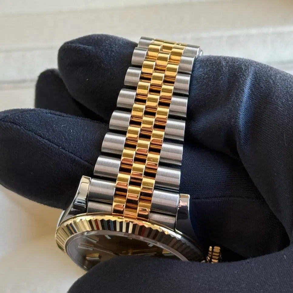 2025 Rolex Datejust 41 Champagne Index Dial / 126334 / Two Tone Yellow Gold / Jubilee Band / 41mm / Box & Papers Just Watch It
