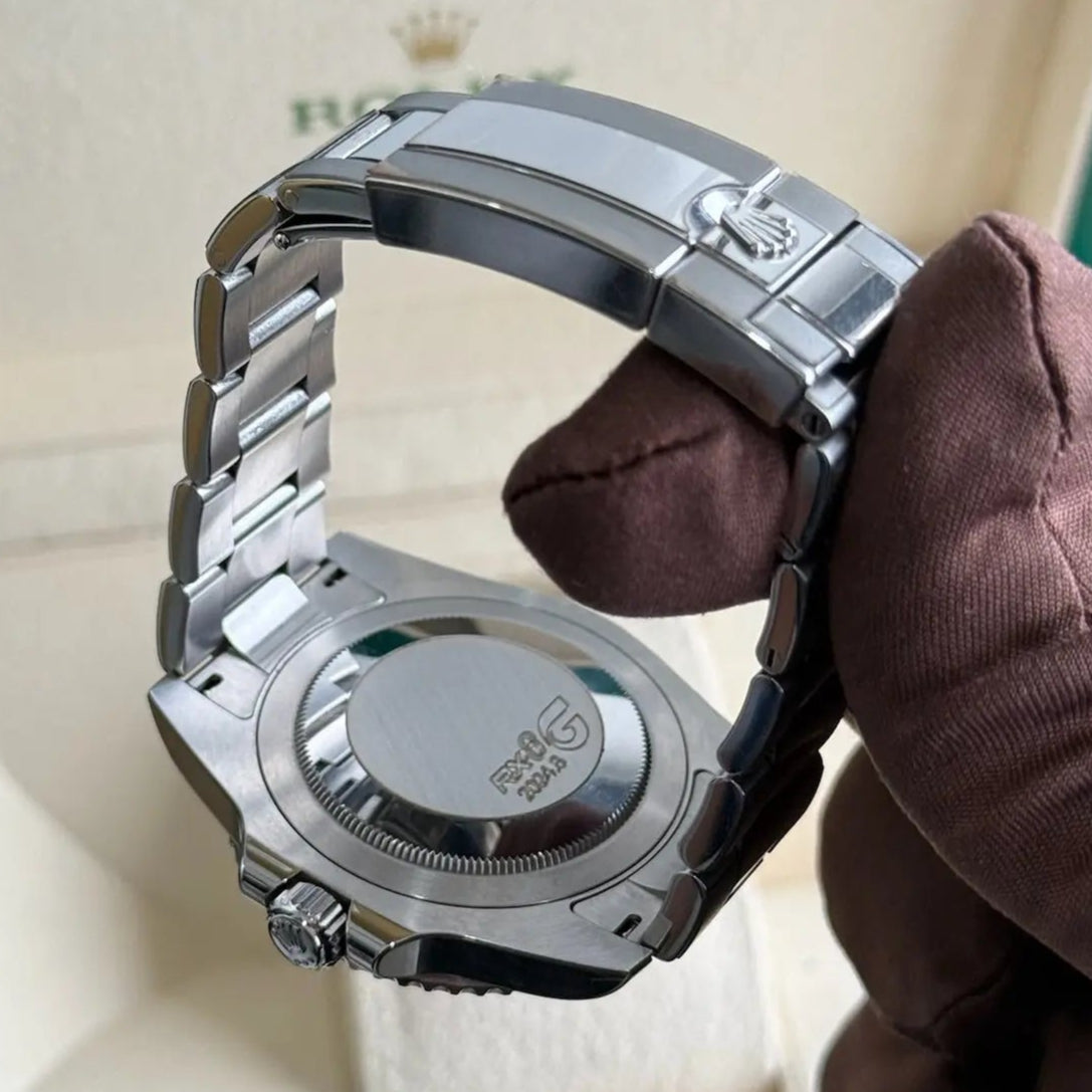 2024 Rolex GMT Master II 'Bruce Wayne' / 126710GRNR / Oyster Bracelet / RX8 Stickers / Like New - Just Watch It