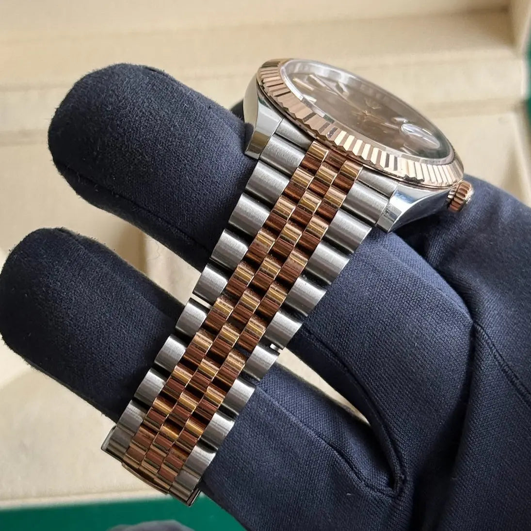 2024 Datejust 41 Chocolate Dial / 126331 / Jubilee Band / Two Tone Rose Gold & Steel / Like New - Just Watch It