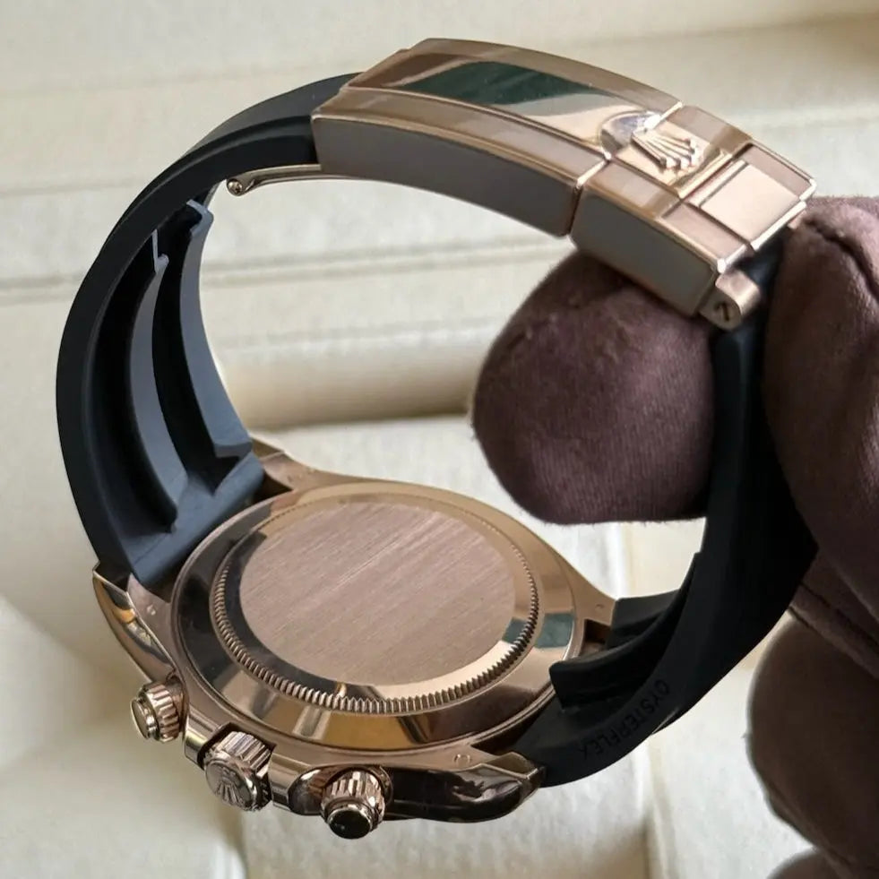 2022 Daytona Cosmograph Chocolate Dial / 116515LN / Rose Gold on Oysterflex / Like New / Box & Papers Just Watch It
