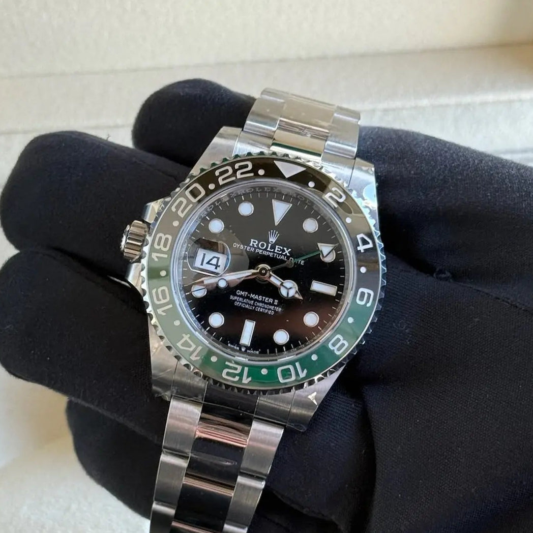 2025 Rolex GMT-Master II 'Sprite' Black Dial / 126720VTNR / 40mm / Oyster Band / Brand New & Unworn / Box & Papers Just Watch It