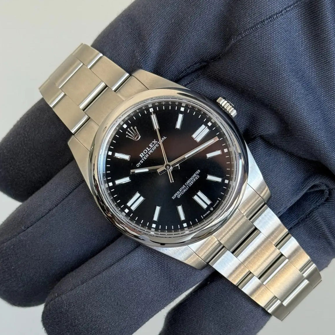 2025 Rolex Oyster Perpetual 41 Black Dial / 124300 / Steel / Brand New & Unworn