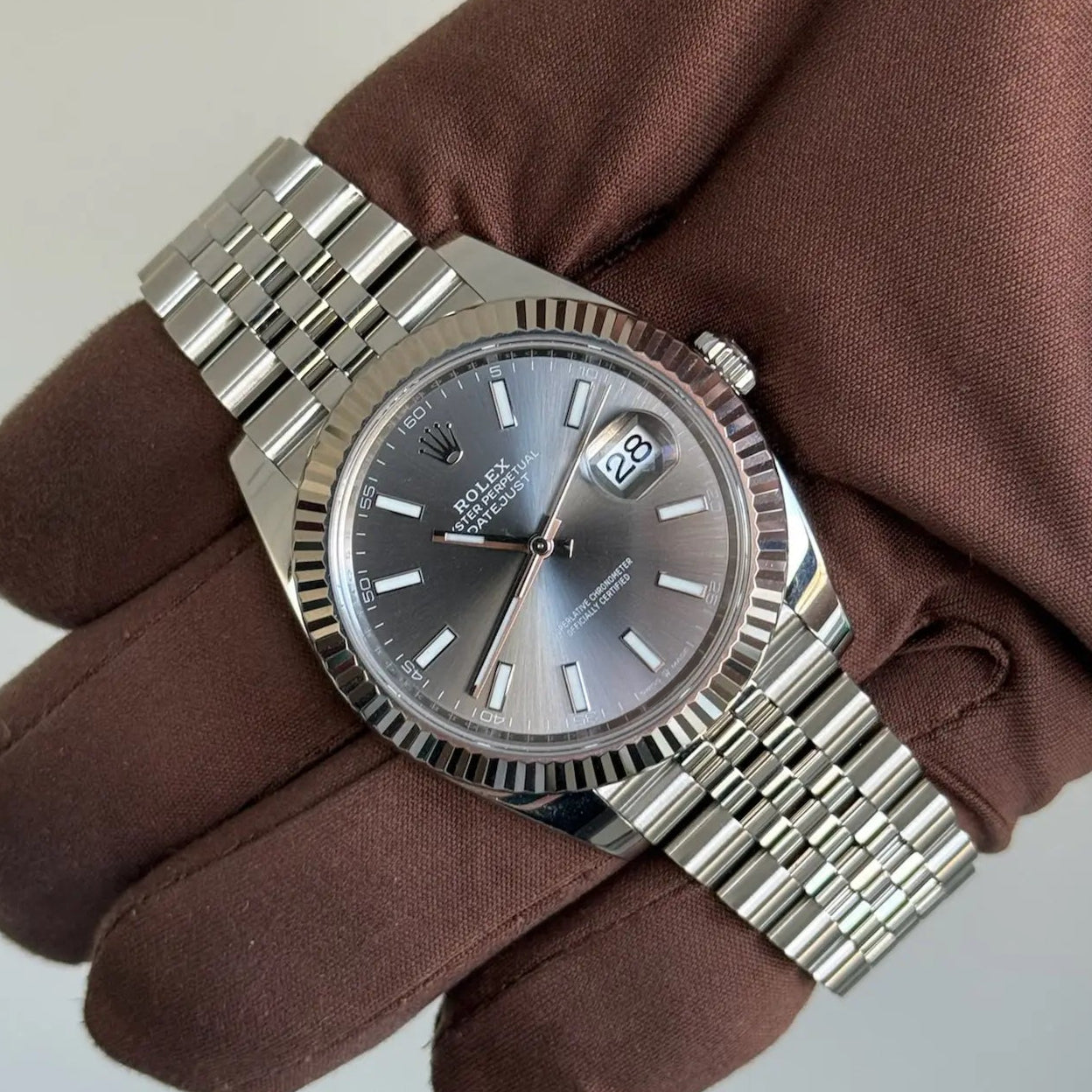 2024 Rolex Datejust 41 Slate Dial / 126334 / Steel / 41mm / Mint Condition Just Watch It