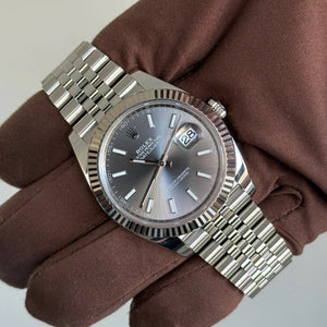 2024 Rolex Datejust 41 Slate Dial / 126334 / Steel / 41mm / Mint Condition Just Watch It