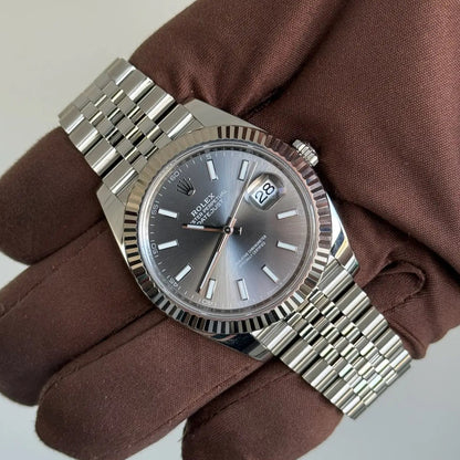 2024 Rolex Datejust 41 Slate Dial / 126334 / Steel / 41mm / Mint Condition Just Watch It