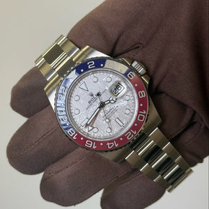 2025 Rolex GMT Master II Pepsi Meteorite Dial / 126719BLRO / Brand New & Unworn / Box & Papers Just Watch It