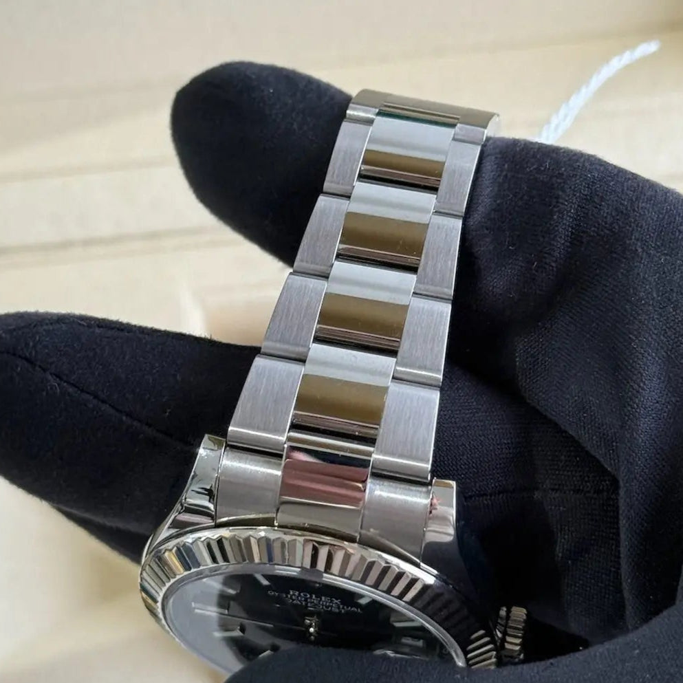 2020 Rolex Datejust 41 Rhodium Dial / 126334 / Fluted Oyster / 41mm / Box & Papers Just Watch It