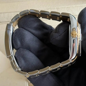 2022 Rolex Datejust 36 Palm Motif Dial / 126233 / Two Tone Yellow Gold / Discontinued / Mint Condition / Box & Papers - Just Watch It