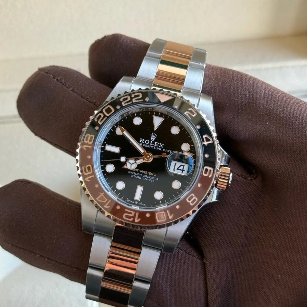 2025 Rolex GMT-Master II ‘Rootbeer’ / 126711CHNR / Two Tone Everose Oyster / 40mm / Brand New & Unworn Just Watch It